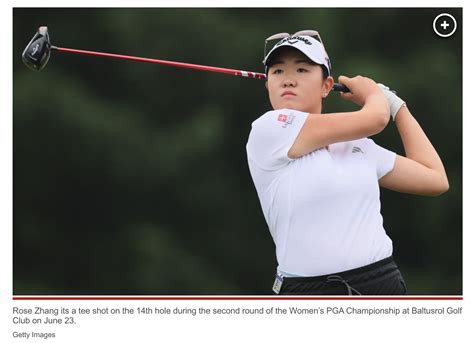 Golf phenom Rose Zhang already has maturity of seasoned pro